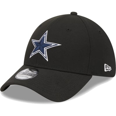 Dallas Cowboys New Era  Main 39THIRTY Flex Hat - Black
