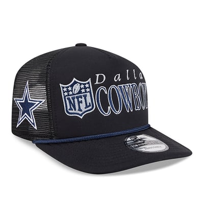 Dallas Cowboys New Era Throwback Foam 19TWENTY Adjustable Hat - Black