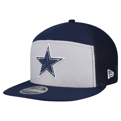 Dallas Cowboys New Era Outdoor Split Panel 9FIFTY Snapback Hat - Gray/Navy