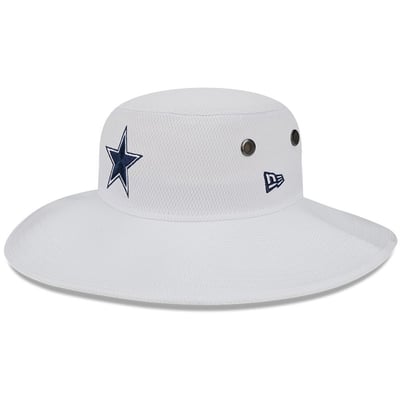  Dallas Cowboys New Era 2023 NFL Training Camp Panama Bucket Hat - White