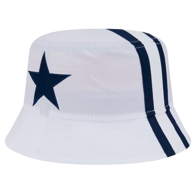 Dallas Cowboys New Era Helmet Bucket Hat - White