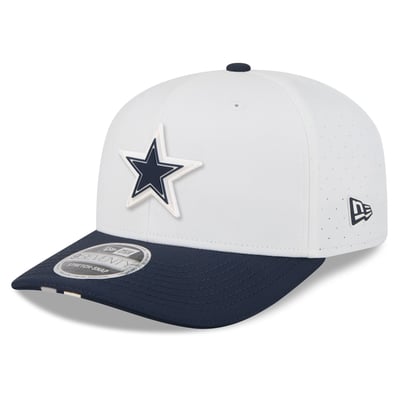 Dallas Cowboys New Era 2025 NFL Training Camp 9SEVENTY Adjustable Hat - White/Navy
