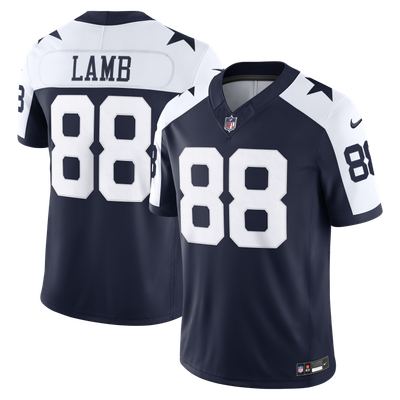 CeeDee Lamb Dallas Cowboys Nike Alternate Vapor F.U.S.E. Stitched Limited Jersey - Navy