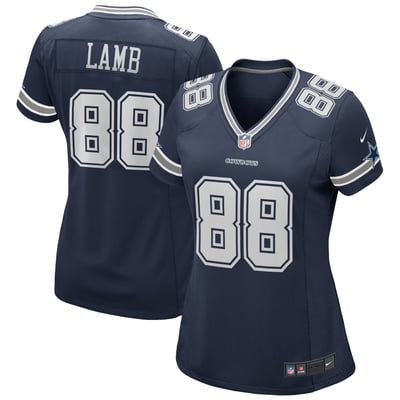 CeeDee Lamb Dallas Cowboys Nike Women's Game Jersey - Navy