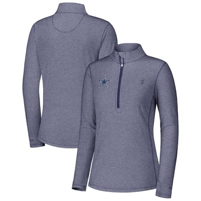 Dallas Cowboys Tommy Bahama Women's Sport Playa Vista IslandZone Quarter-Zip Jacket - Navy