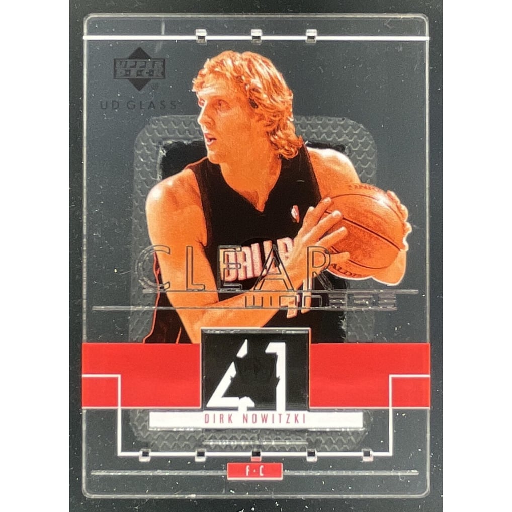 2002-03 Upper Deck Glass #100 Dirk Nowitzki
