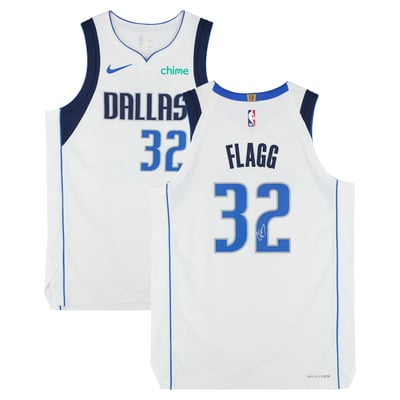 Cooper Flagg Dallas Mavericks Autographed Fanatics Authentic White Nike Association Edition Authentic Jersey  