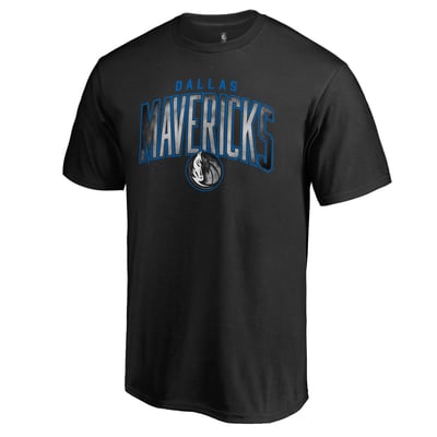 Dallas Mavericks Arch Smoke T-Shirt - Black
