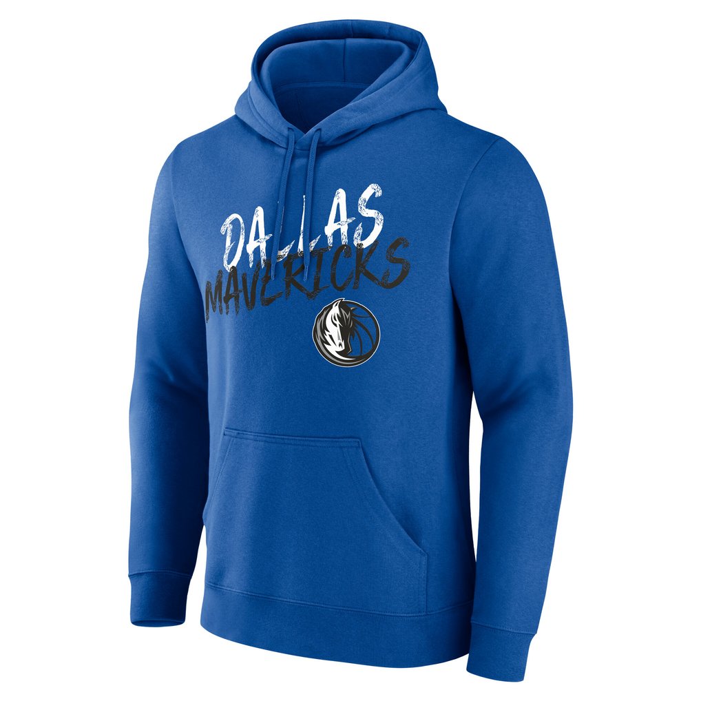 Dallas Mavericks Hustle Custom Pullover Hoodie - Blue