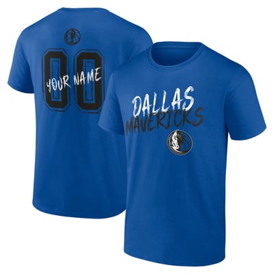 Dallas Mavericks Hustle Custom T-Shirt - Blue