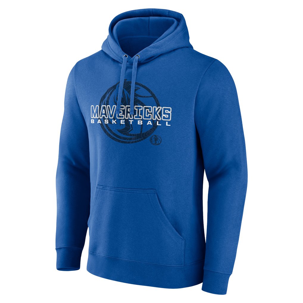 Dallas Mavericks Stellar Personalized Name & Number Pullover Hoodie - Blue