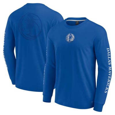 Dallas Mavericks Fanatics Elements Strive Long Sleeve T-Shirt  - Blue