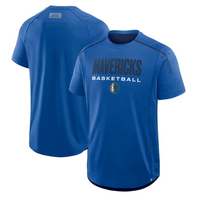 Dallas Mavericks Fanatics Inbound Pass Play Practice T-Shirt - Blue