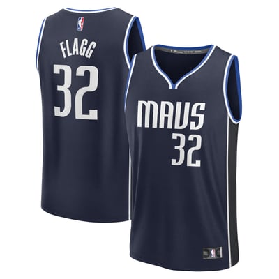Cooper Flagg Dallas Mavericks Fanatics 2025 NBA Draft First Round Pick Fast Break Replica Jersey - Statement Edition - Navy