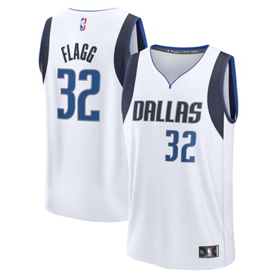 Cooper Flagg Dallas Mavericks Fanatics 2025 NBA Draft First Round Pick Fast Break Replica Jersey - Association Edition - White