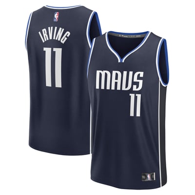 Kyrie Irving Dallas Mavericks Fanatics Fast Break Replica Player Jersey - Statement Edition - Navy
