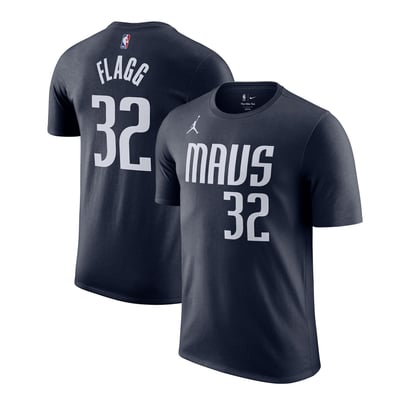 Cooper Flagg Dallas Mavericks Jordan Brand 2025 NBA Draft First Round Pick Statement Edition Name & Number T-Shirt - Navy