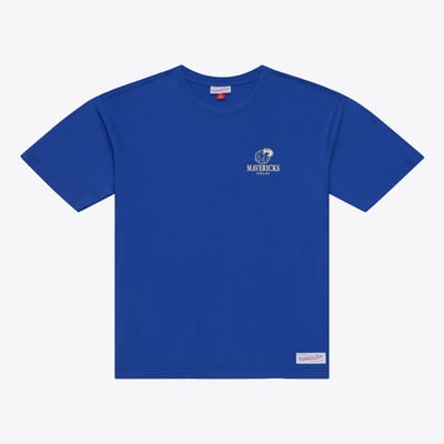 Dallas Mavericks Mitchell & Ness Core Essentials T-Shirt - Blue