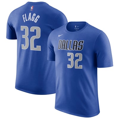 Cooper Flagg Dallas Mavericks Nike 2025 NBA Draft Icon Name & Number T-Shirt - Blue