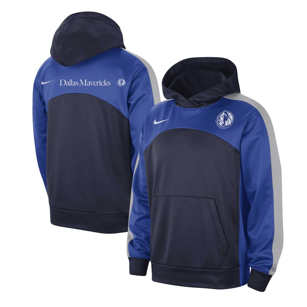 Dallas Mavericks Nike Authentic Starting Five Force Performance Pullover Hoodie - Navy/Blue