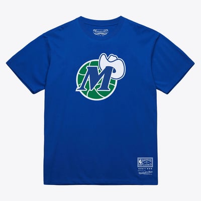  Dallas Mavericks Mitchell & Ness Unisex Hardwood Classics Arch T-Shirt - Royal