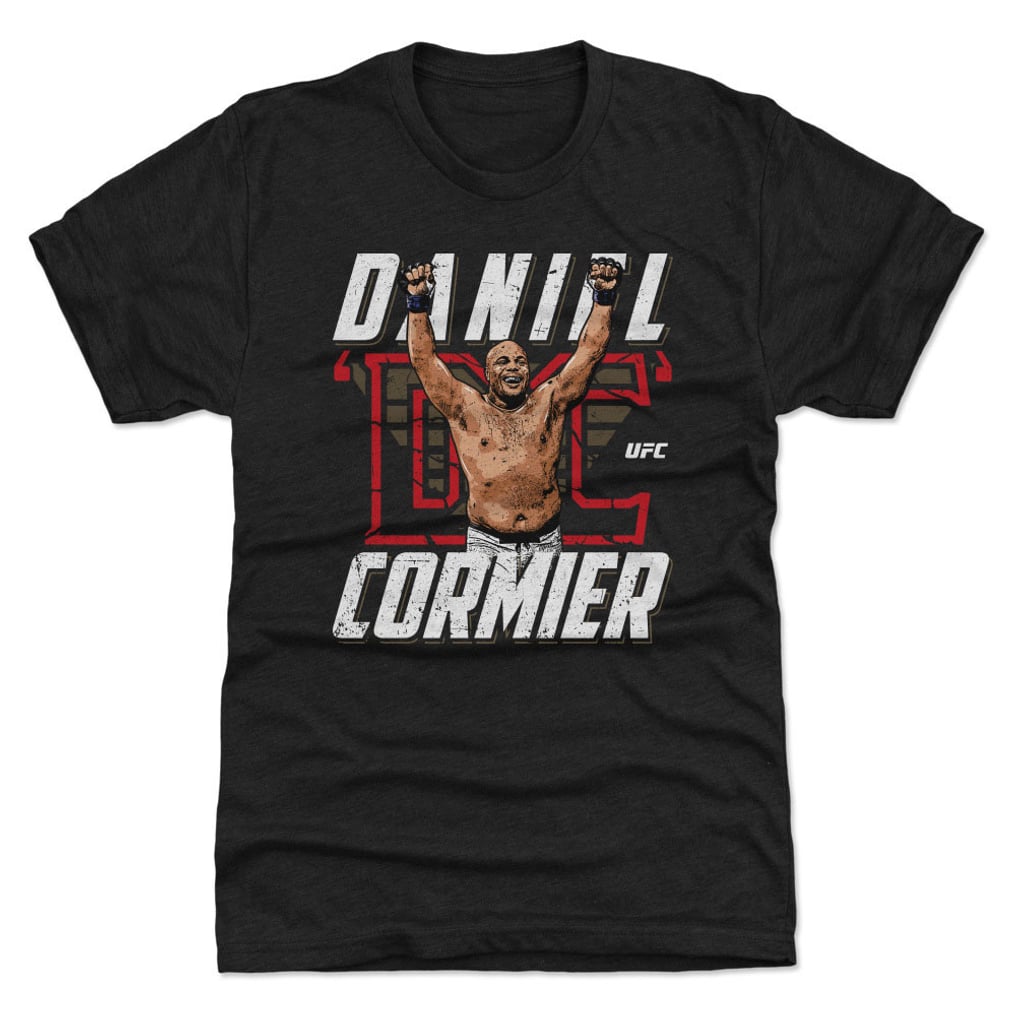  Daniel Cormier 500 Level "DC" Premium Tri-Blend T-Shirt - Heather Black