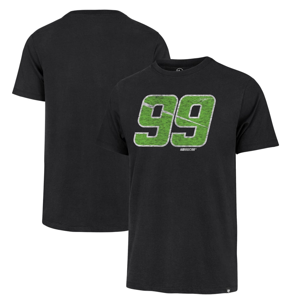  Daniel Suarez '47 Driver Number Franklin T-Shirt - Black