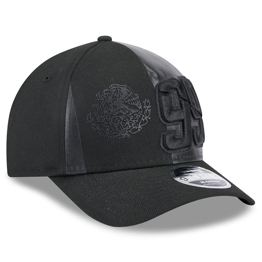 Daniel Suarez New Era Mexican Flag 9FORTY M-Crown A-Frame Adjustable Hat - Black