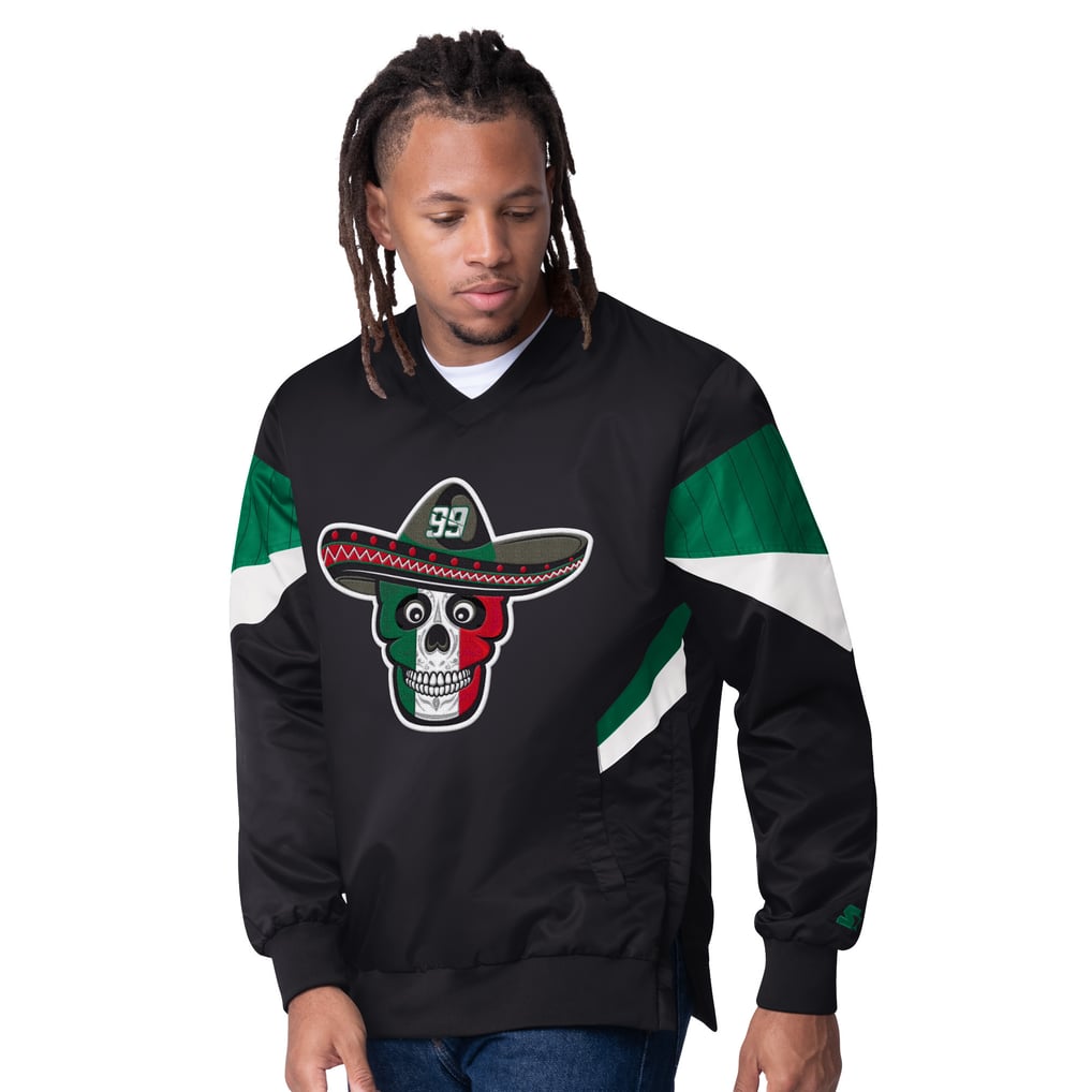  Daniel Suarez Starter  Striker I V-Neck Pullover Jacket - Black