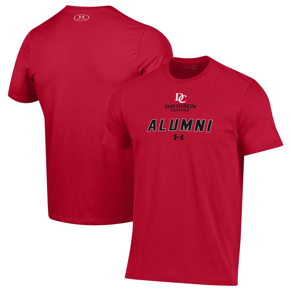  Davidson Wildcats Under Armour Alumni Performance T-Shirt - Red