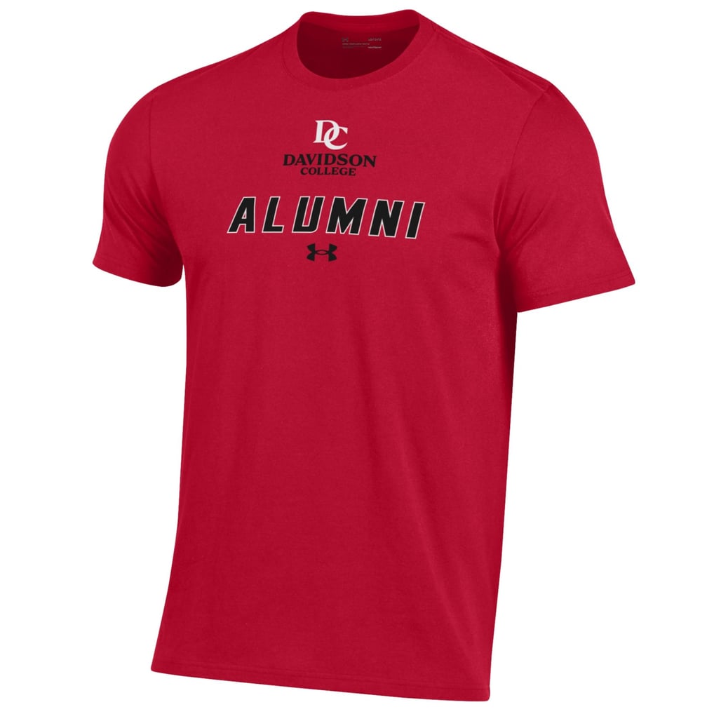  Davidson Wildcats Under Armour Alumni Performance T-Shirt - Red