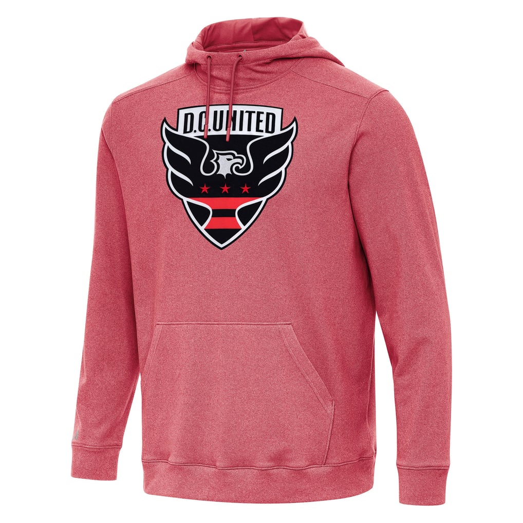 D.C. United Antigua Cloud Pullover Hoodie -  Heather Red
