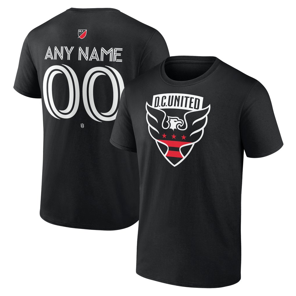D.C. United Custom Team Authentic T-Shirt - Black