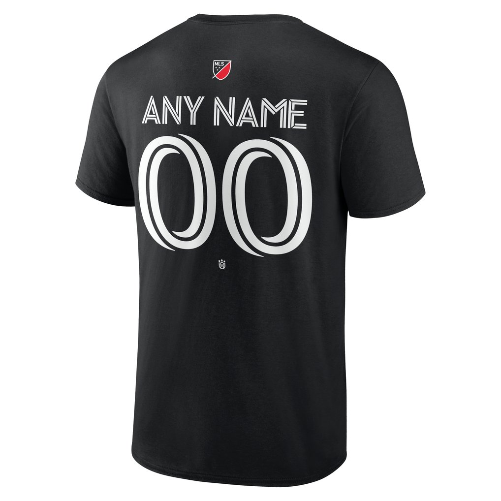 D.C. United Custom Team Authentic T-Shirt - Black