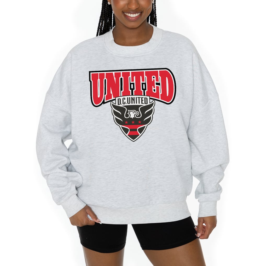  D.C. United Gameday Couture Women's Pitch Pride Pullover Sweatshirt - Ash