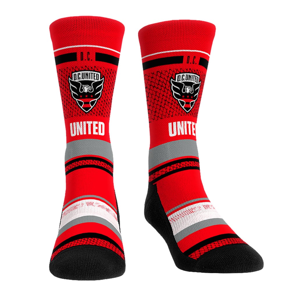 D.C. United Rock Em Socks Youth Three-Pack Crew Socks Set