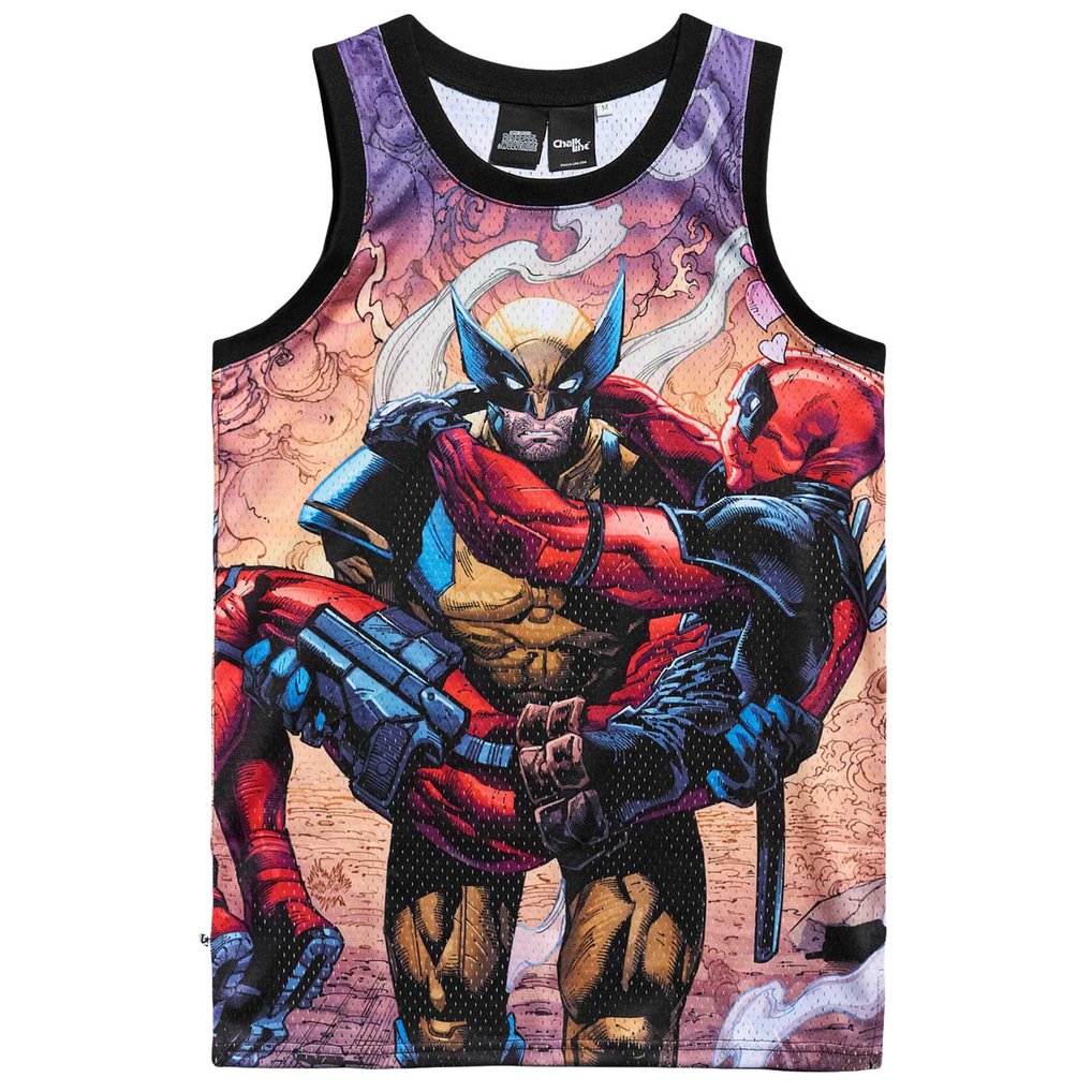 Deadpool & Wolverine Chalk Line Besties Venice Jersey