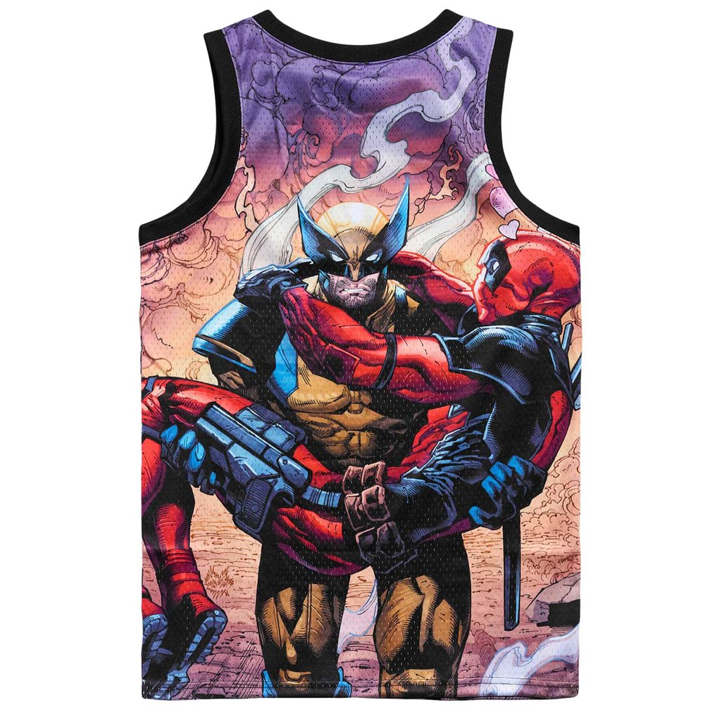 Deadpool & Wolverine Chalk Line Besties Venice Jersey