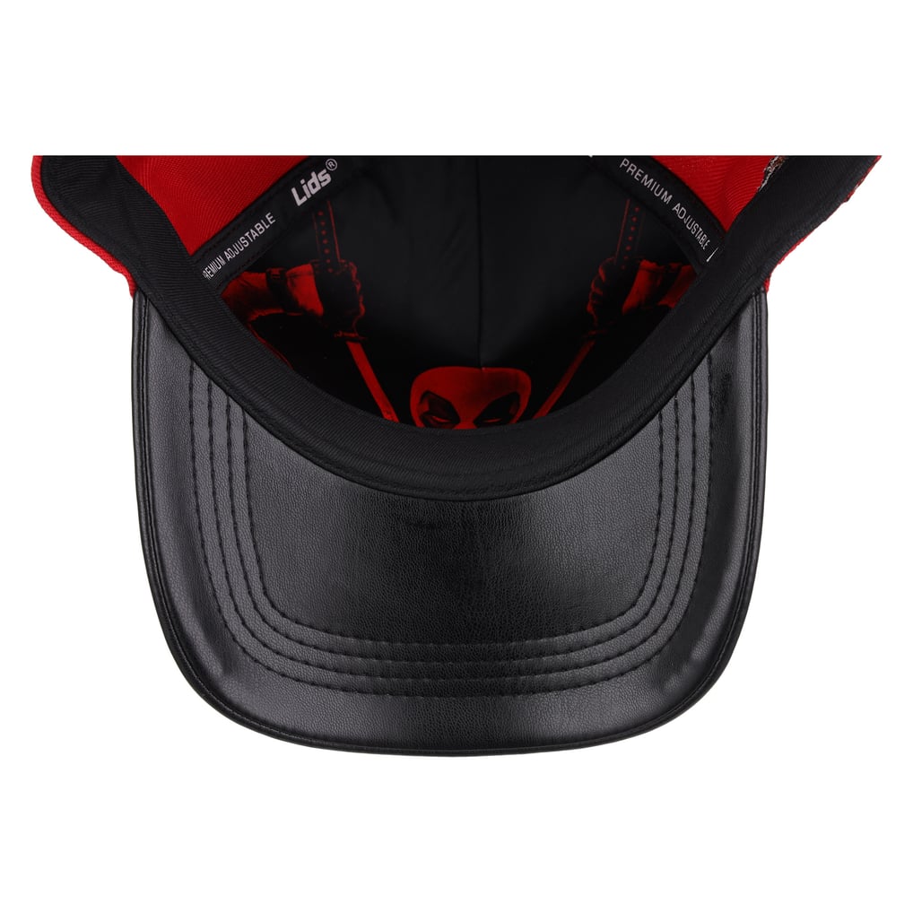 Deadpool A-Frame Snapback Hat - Red