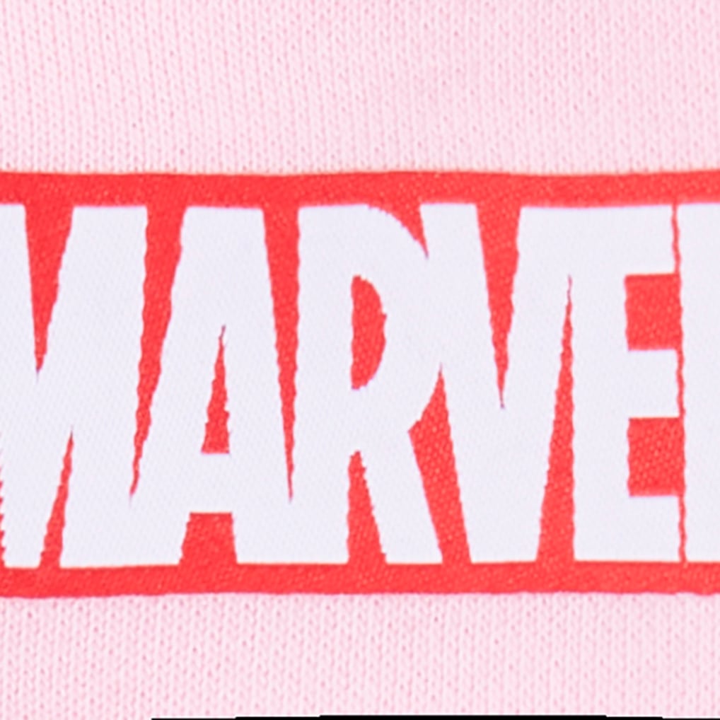  Lady Deadpool Freeze Max Women's Cropped Pullover Sweatshirt - Pink