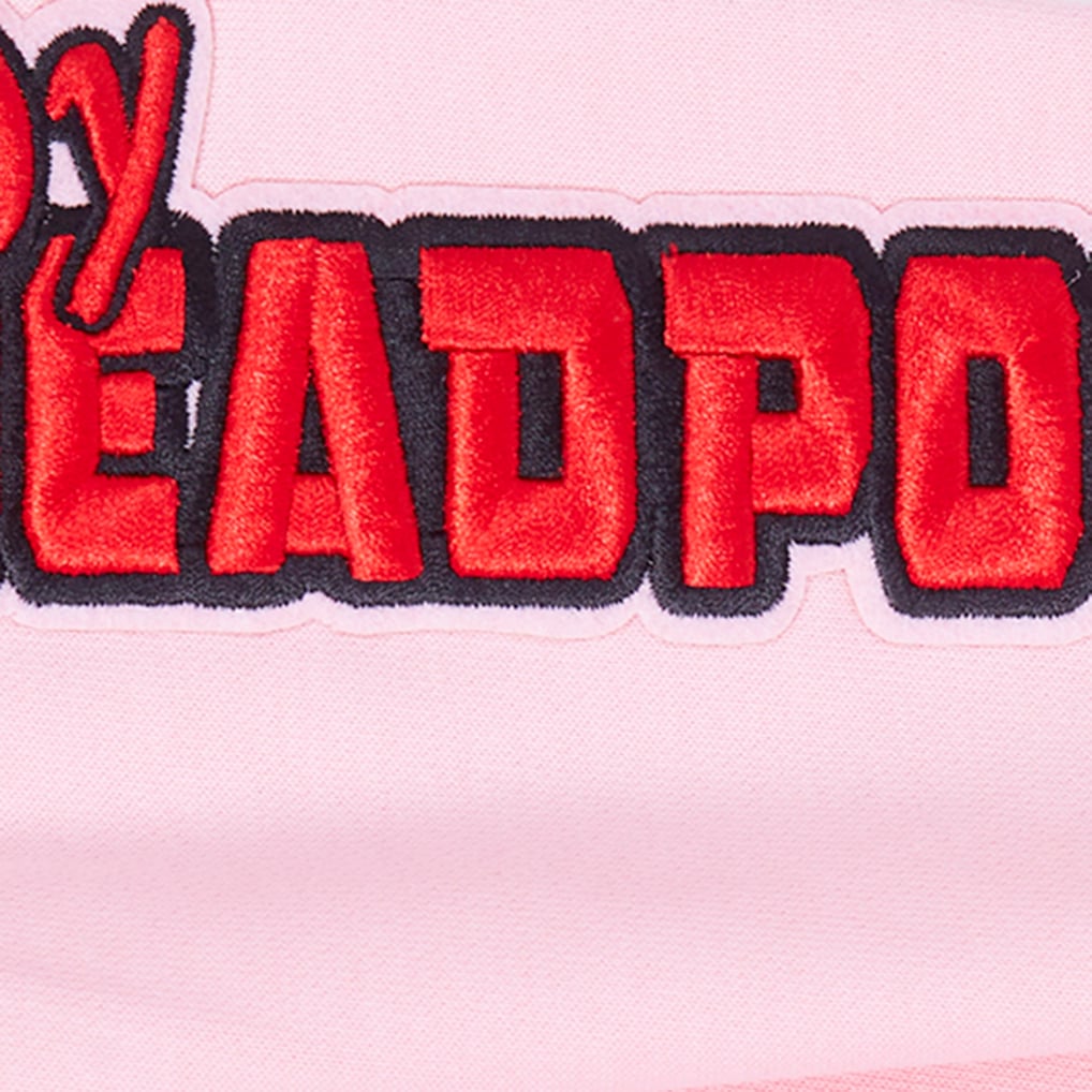  Lady Deadpool Freeze Max Women's Cropped Pullover Sweatshirt - Pink