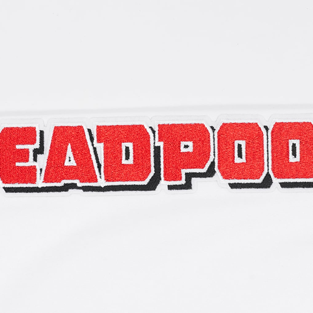  Deadpool Freeze Max Women's Breakfast Cereal Cropped Pullover Hoodie - White