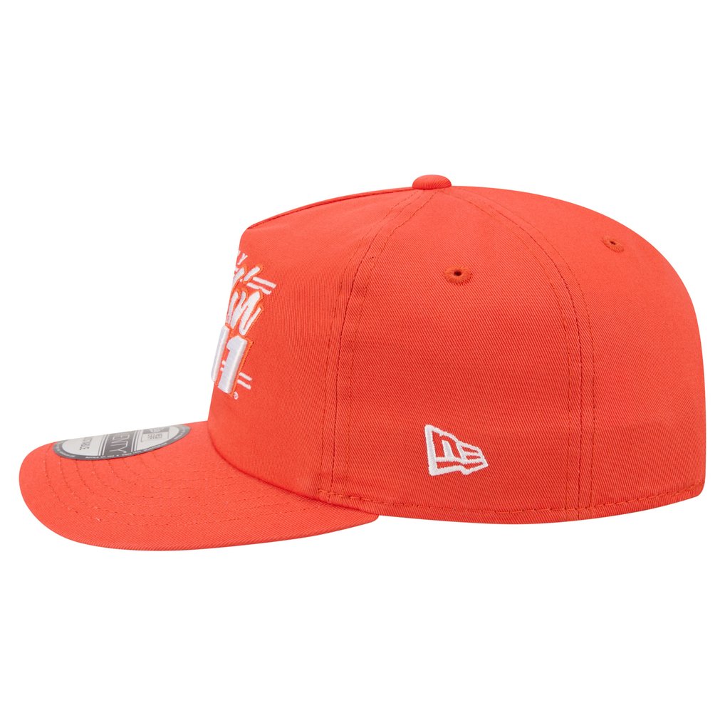  Denny Hamlin New Era Driver Script 19TWENTY Adjustable Hat - Orange
