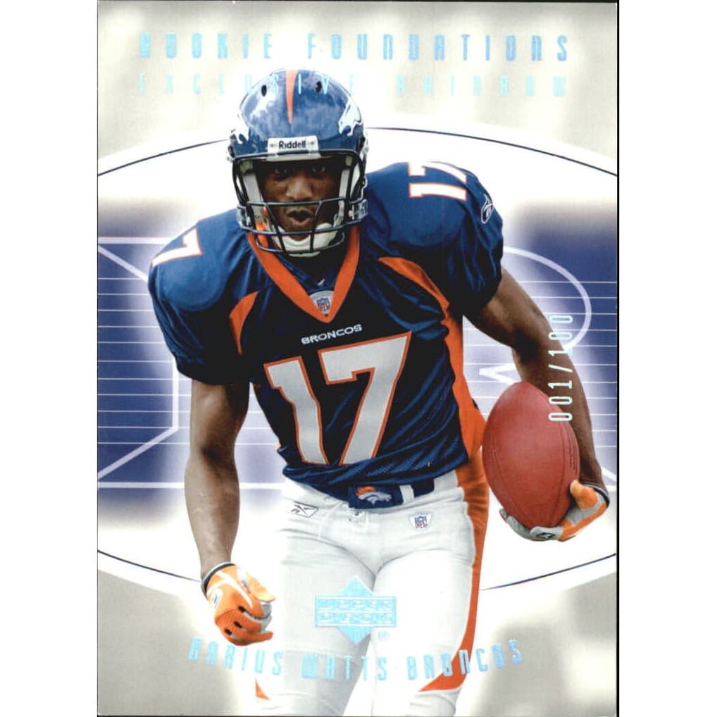 2004 Upper Deck Foundations Exclusive Rainbow Silver #116 Darius Watts