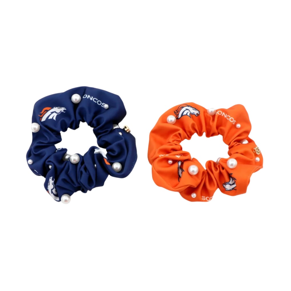  Denver Broncos Brianna Cannon 2-Pack Dual Scrunchie Set