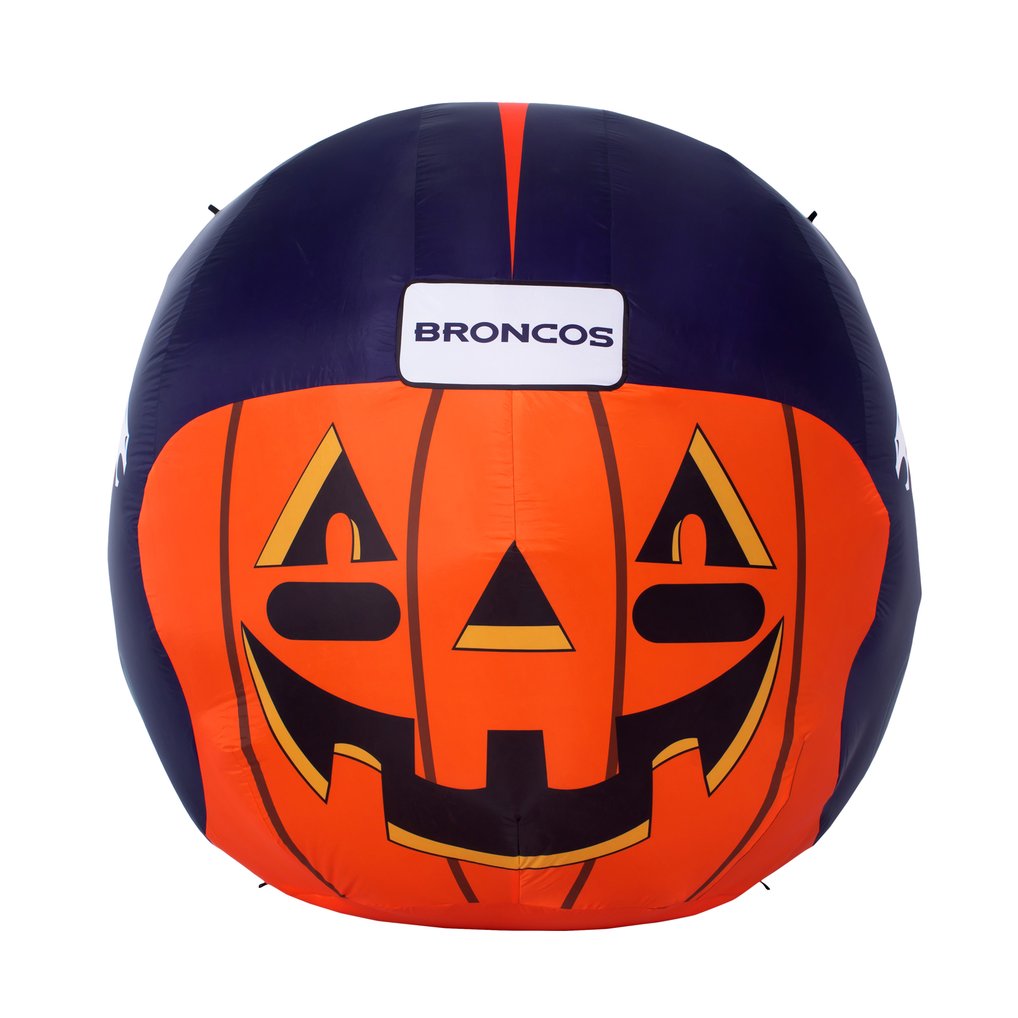 Denver Broncos 4' Inflatable Jack-O'-Helmet