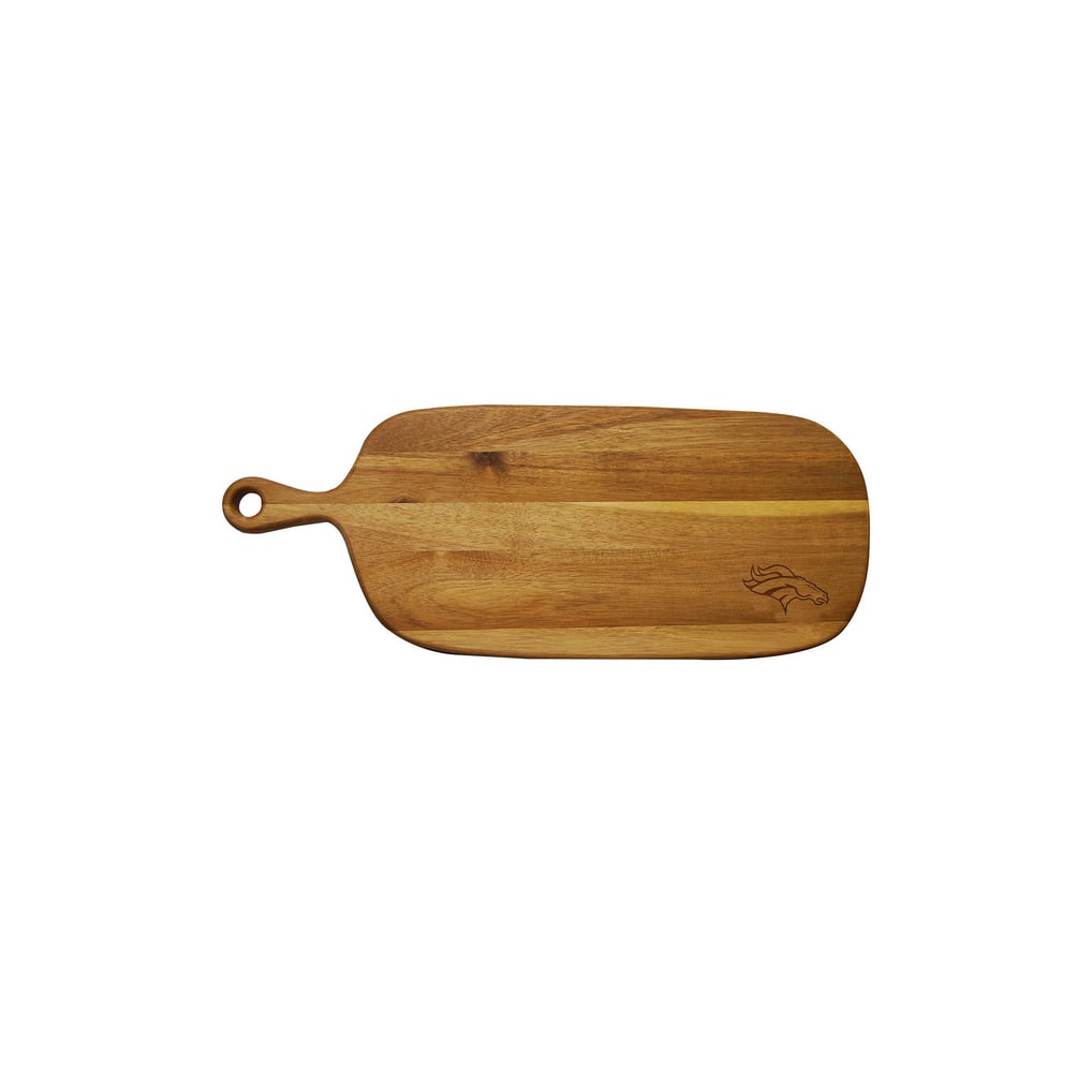 Denver Broncos Acacia Paddle Serving Board
