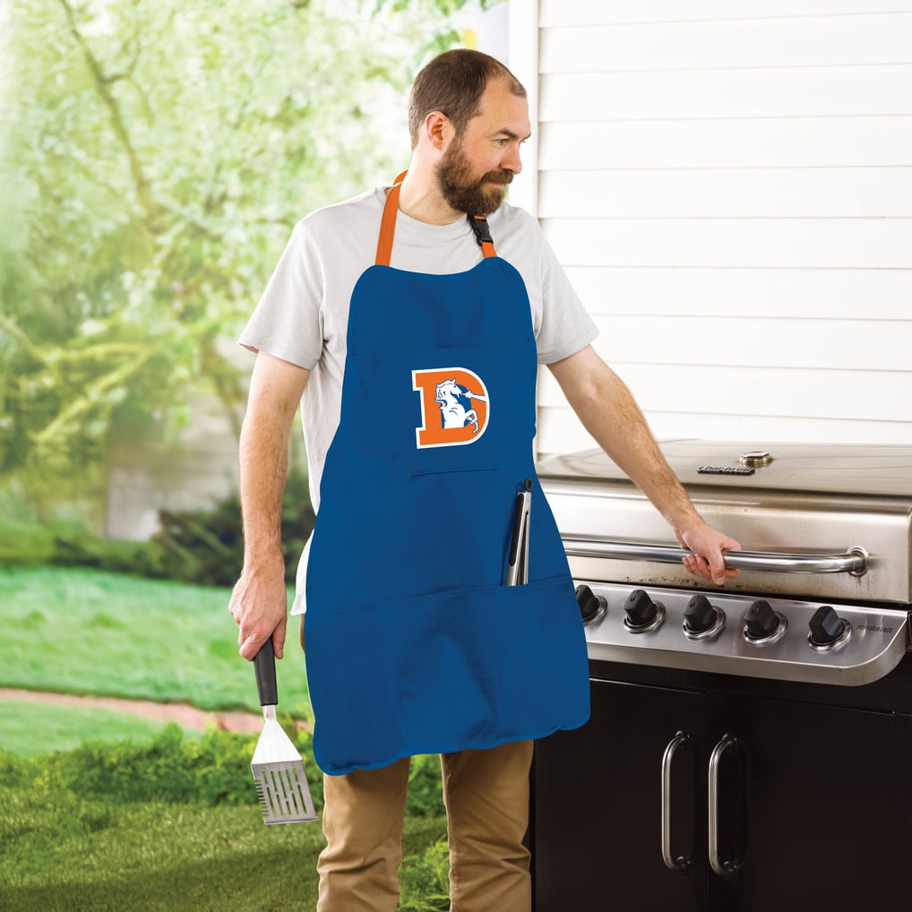 Denver Broncos Gridiron Classics Gameday Grilling Apron