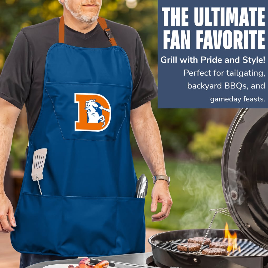 Denver Broncos Gridiron Classics Gameday Grilling Apron