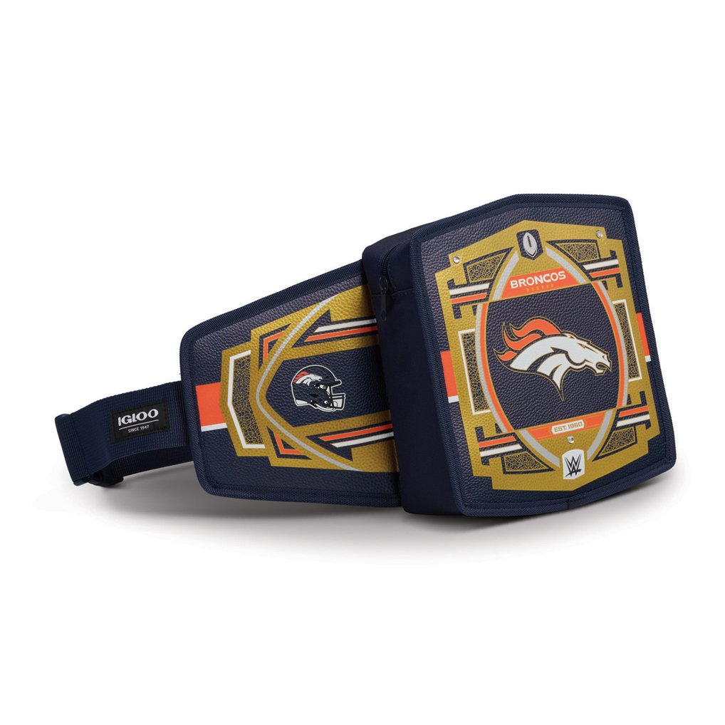  Denver Broncos IGLOO WWE Legacy Belt Cooler